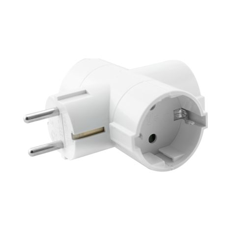 Tripla Schuko 10/16A con protezioni, KRANG. (1/4)