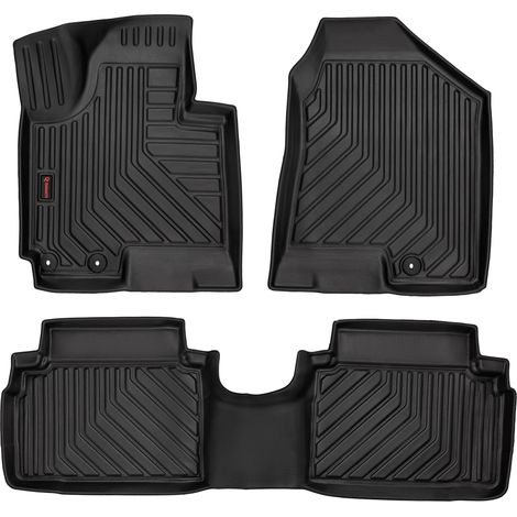 Alfombrillas de goma 3D para coche: Hyundai ix35 (SUV, 2009-2015) - borde de 5 cm