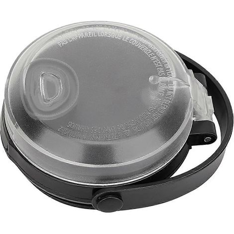 Ersatzdeckel für den Ninja Blast Standmixer, 530 ml (18 oz) Mixbecher, auslaufsicherer Deckel mit Ausgießer, spülmaschinenfest, schwarz (1/5)