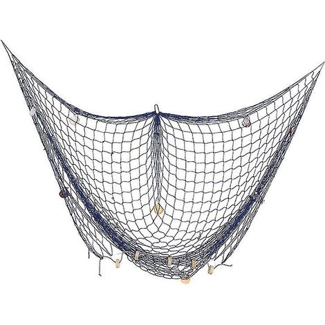 1 filet de pêche décoratif