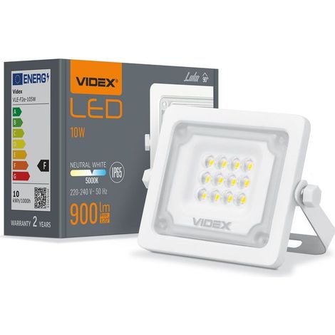 Faretto LED 10W 900lm 5000K IP65 da esterno LUCA Videx (1/5)