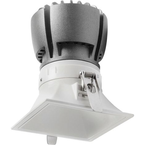 Plafonnier encastré NOK3 Square LED COB 7W 675lm CRI80 3000K 40º - Blanc (1/2)