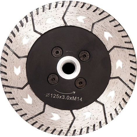 Disque Diamant 125MM Lame de Scie Double Lame pour Couper et Moudre Béton Marbre Granit (1/5)