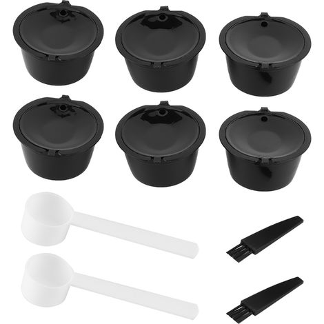 Lot de 2 capsules de café réutilisables avec filtre rechargeable, compatibles avec les machines à café Nestlé DOLCE GUSTO (1/5)