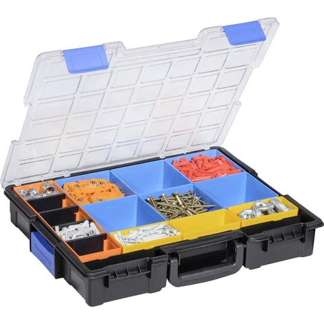 [NEUWERTIG] B-Ware Alli Kleinteilekoff Sortimentskoffer Euro Plus Pro K44/15 Koffer 15 Fächer