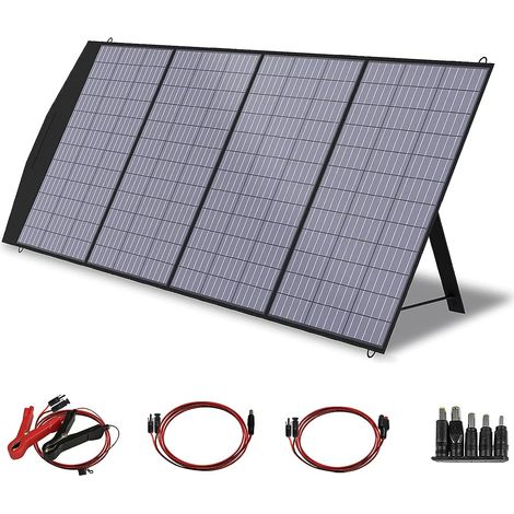 Faltbares Solarpanel 200W Solarmodul Solarladegerät Speziell US Solarzelle mit MC-4 Ausgang für Tragbare Powerstation Solargenerator Camping Wohnmobil Caravan Gartenhäuse Reise Boot Laptop Allpowers