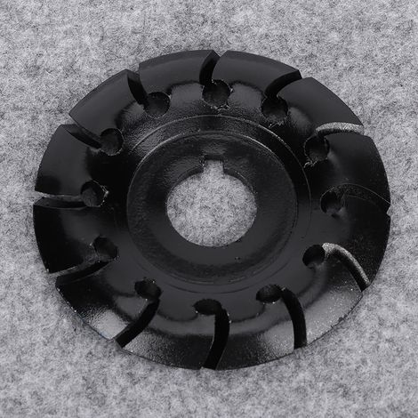 Lame de façonnage pour meuleuse d'angle en acier au manganèse noir trempé 65 x 16 mm