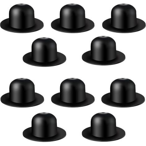 10 Pièces Plug Bouchon Piscine Filtre, Bouchons Vidange pour Piscines, Bouchon Rechange pour Pool, Plugs Trou de Pool, Filtrant Piscine Remplacer, Compatible avec Les Piscines INTEX (Noire)