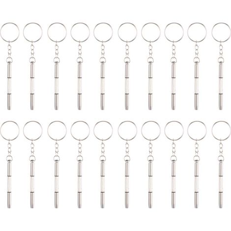 20 pièces Tournevis pour Lunettes Montres Réparation Outil de Réglage