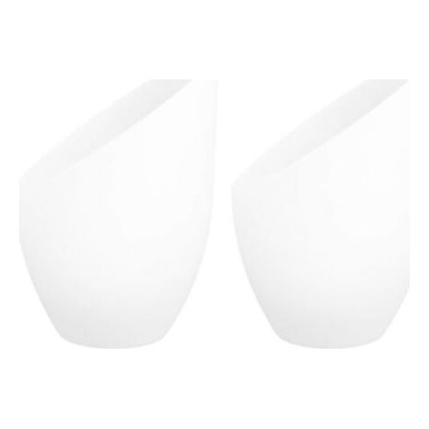 2 Pièces Abat-Jour Fer À Cheval En Plastique 5.35X4.33X1.38 Pouces Abat-Jour De Remplacement Pour Lampe De Table Décorative Pour Salon Bureau Chambre,trou central de 35 mm (1/5)