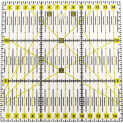 Règle de Couture en Acrylique pour Quilting et Mesures DIY (1/5)