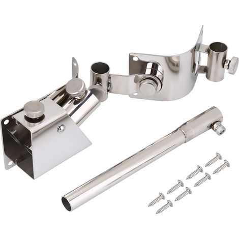 Support Pour Canne À Pêche - Support Pour Cage À Poisson - Support Pour Plat À Appât - En Acier Inoxydable 304 - Pour Chaise De Pêche - Lot De 3 Pièces (1/5)