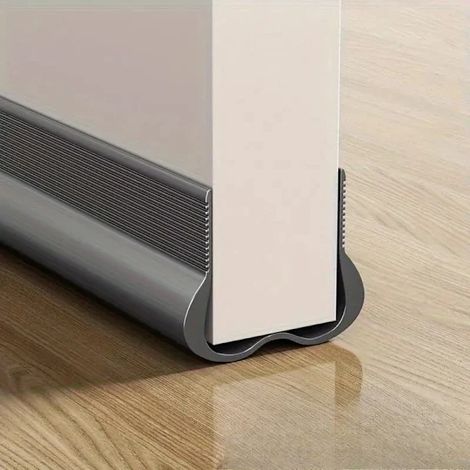 1-4 Stück Türdichtung / Zugluftstopper 93 cm PVC wasserdicht schalldicht langlebig Türdichtung für Innen/AußenTFTF Grau 2 Stück,SEB (1/5)