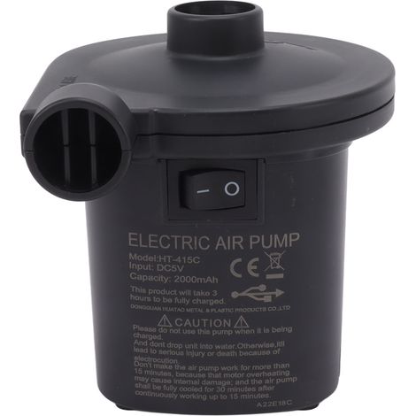 Elektrische Luftpumpe 50W, hocheffizient und geräuscharm, zum Aufpumpen von aufblasbaren Kajakmatratzen. (1/5)