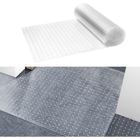 VEVOR Tappetino Protettivo per Animali Domestici 366 x 61 cm PVC Antigraffio Tappeto Porta per Animali, Tappetino Antiscivolo Antigraffio, Tappo Antigraffio per Tappeti in plastica Facile Tagliare
