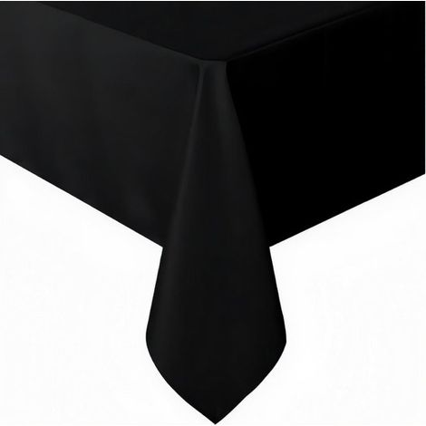 Quadratische waschbare Polyester-Tischdecke geeignet für Picknicks im Innen und Außenbereich Feiertage Hochzeiten und Geburtstagsfeiern Weiß 145 145 (1/5)