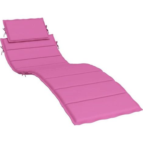 Coussin de fauteuil inclinable en tissu Oxford rose (1/5)