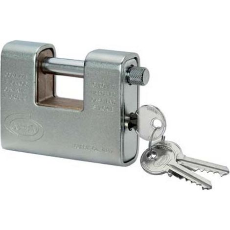 LUCCHETTO ANTISCASSO CORAZZATO KA YALE/CORBIN - OTTONE ACCIAIO CROMATO CHIAVI 3 MM 91 - 6 pezzi (1/3)