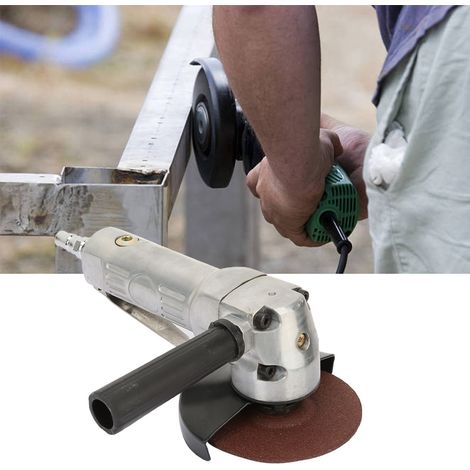 4"-Druckluft-Winkelschleifer, Trennschleifer, Polierer, 11000 U/min, pneumatisches Schleifwerkzeug, 1/4"-Gewinde (1/5)