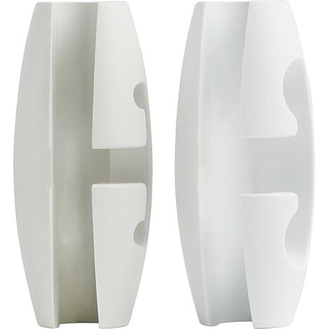Suspensions torpilles raccourcies 6,5 mm Boucle de câble Boucle de réglage de la longueur du fil Sans coupe câbles de lampe câbles de données blanc (1/5)