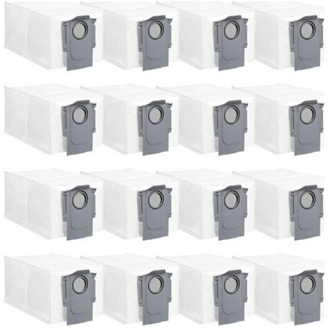 BARKBUSTERS 16 Sacs à Poussière Accessoires pour Roborock QV 35A/QV 35S/Saros 10R/Qrevo Curv/Qrevo Edge/S8 MaxV Ultra/S8 Max Ultra/Q Revo/Qrevo Pro/Qrevo MaxV/Qrevo S/Qrevo Master/Qrevo Slim, 3L Sacs (1/4)