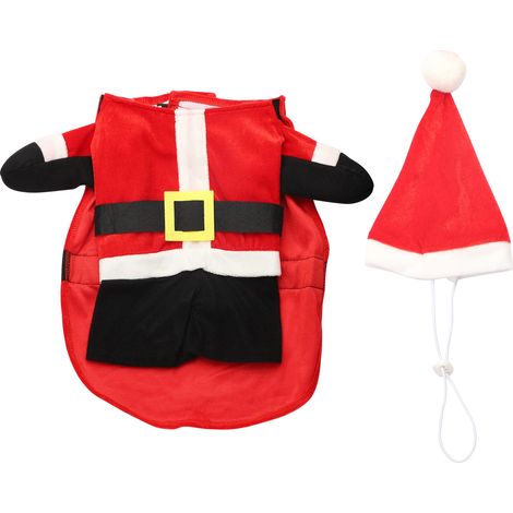 Déguisement amusant pour chien, costume d'Halloween (taille XL, pour chiens âgés) - Chapeau + Cape + Vêtements + Boîte (détachable) (1/5)