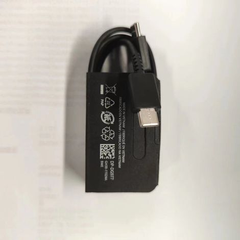 Chargeur Rapide 25W Samsung Original, Câble USB-C 1m pour Galaxy S24/S23, Android, Smartphones, Adaptateur Secteur, Charge Rapide Adaptative (1/4)