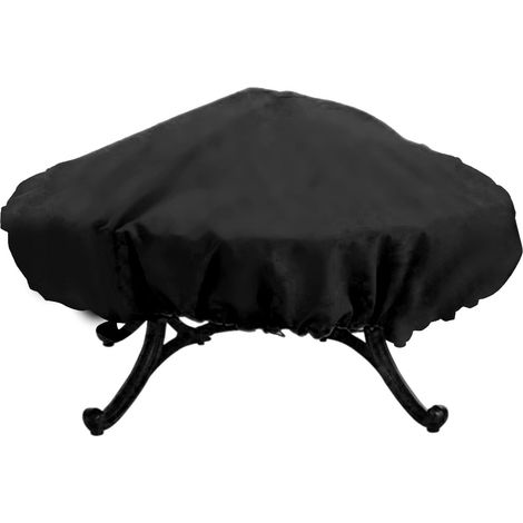 Housse pour barbecue en tissu Oxford, protection durable pour meubles de jardin d'extérieur (noir) (1/5)