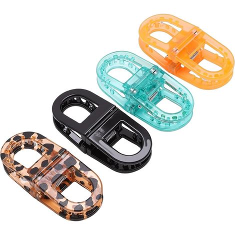 Set of 4 Magnetic Hair Clips – Strong Hold Hair Clips, Smooth Rounded Edges, Double Magnet Design for Women, Secure Grip for Thick and Thin Hair, Everyday Use (1/5)