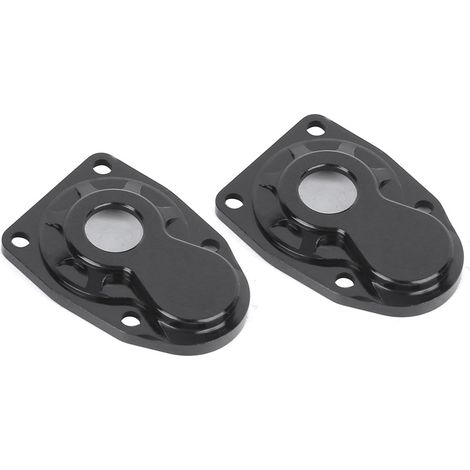 Capot de direction arrière en alliage d'aluminium CNC pour Axial Capra SCX10III 1/10 RC Crawler Noir (1/5)