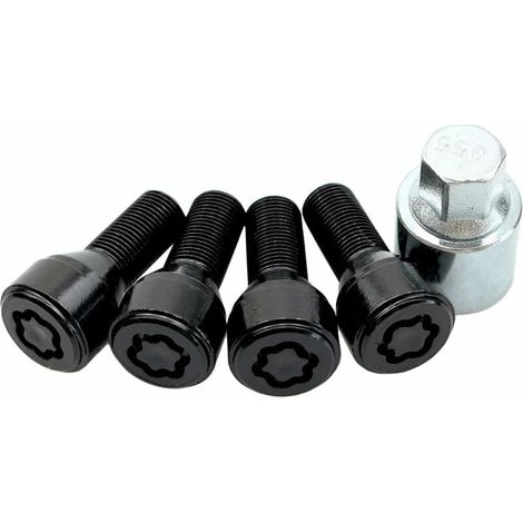 VURAHOME – Radsicherung – 14 x 1,25 mm – Kompatibel mit BMW 1er, 2er, 3er, 4er, 5er, 6er und 7er Reihe (1/5)