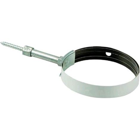 Collare Per Tubo Stufa Allungabili Inox Cm.  8-14