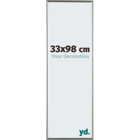 yd. - Cadre photo 33x98 - Champagne - Plastique - Evry