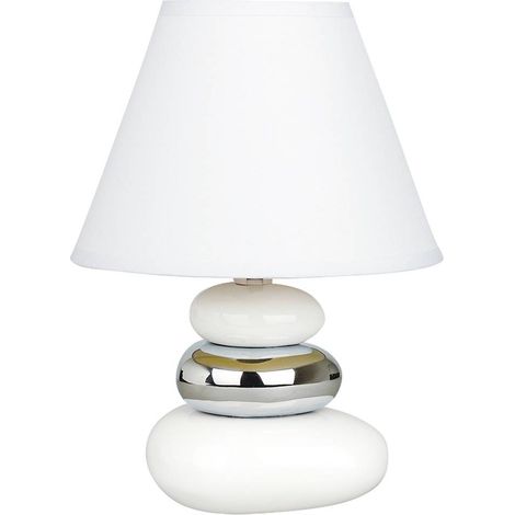 Lampada da notte con paralume bianco E14 Salem 4949 Rabalux