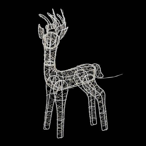 Renne lumineux d'extérieur 600 LED L. 62 cm à piles - Feeric lights & christmas (1/3)