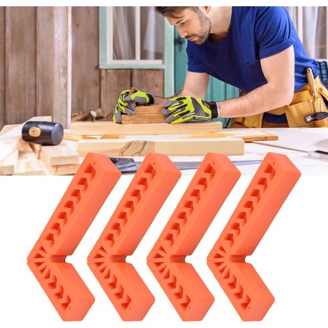 L-förmige Kunststoffwinkel für 90°-Montage – Set mit 4 hochfesten, vielseitig einsetzbaren 100-mm-Platten für Rahmen, Kisten und Möbel (1/5)