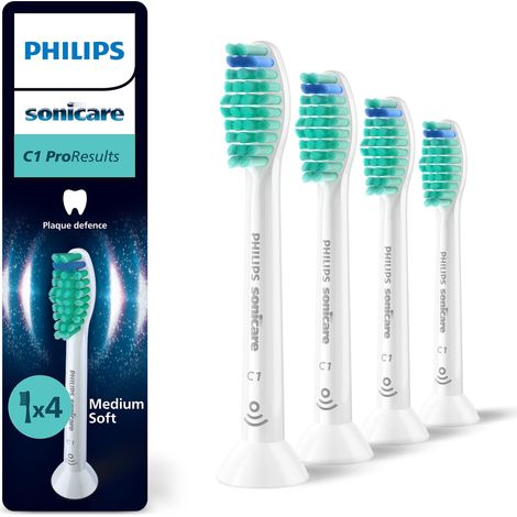 Cabezales de eliminación de placa Philips Sonicare C1, 4 unidades, HX6014/87