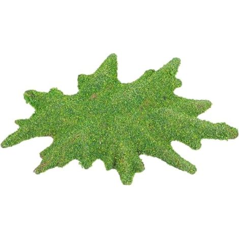 Terrarium pour Reptiles Gazon Artificiel Vert Décor de Paysage pour Terrarium Cachette pour Animaux Aménagement Paysager Naturel Base Plate Facile à Installer Décoration pour (1/5)