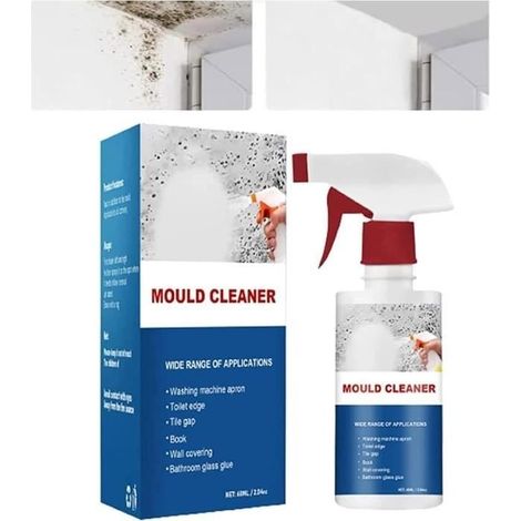 Lot de 2 déodorants anti-moisissures en spray pour décontamination - Puissant nettoyant multi-usages - Convient pour la cuisine (1/4)