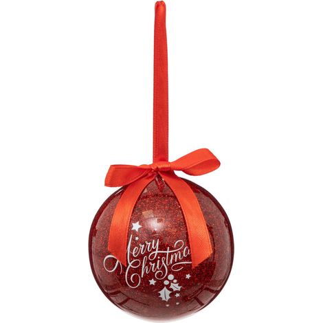BDN GLITTER RG 75MM MERRY XMAS - Feeric lights & christmas