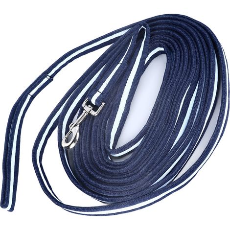 Corde d'entraînement pour chevaux, polyvalente, tissée à la main, épaisse et solide, attache de Construction pour équipement équestre, 26,2 pieds (1/5)
