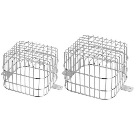 2 PCS Grille de Protection pour gouttière, crépine de Drainage en Acier Inoxydable 304, Grille de Protection carrée