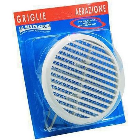 Griglie aerazione abs con Rete Tonde Blist.Tur100X 40- 80 Mm