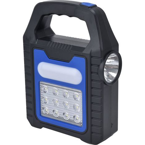 Lanterna LED ricaricabile – faretto portatile – ricarica USB – campeggio/esterni – maniglia