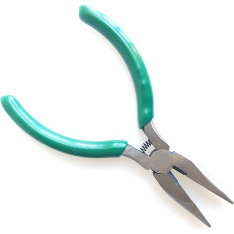 Pince à bec effilé acier haute carbone mini professionnelle longue portée outil de précision pour fil électrique maniable compact (1/5)