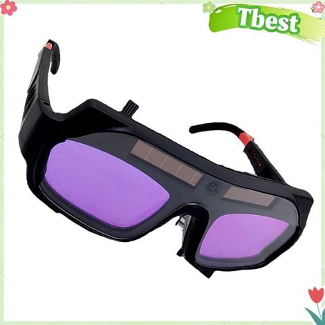 Tbest lunettes de soudure Lunettes de soudeur à gradation automatique, taille réglable, professionnelle, lunettes auto (1/5)