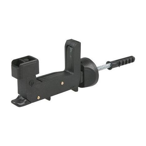 NOTTOLA FERMAPERSIANE AUTOMATICO - PLASTICA NERA REGISTRABILE S.MM 41/57 VITE MM 70- 10 pezzi