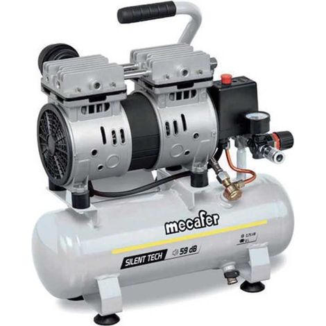 MECAFER COMPRESSEUR SILENCIEUX 24L 1HP