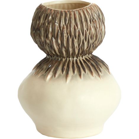 Vaso bianco in ceramica suggestivo Light & Living Avera (1/3)