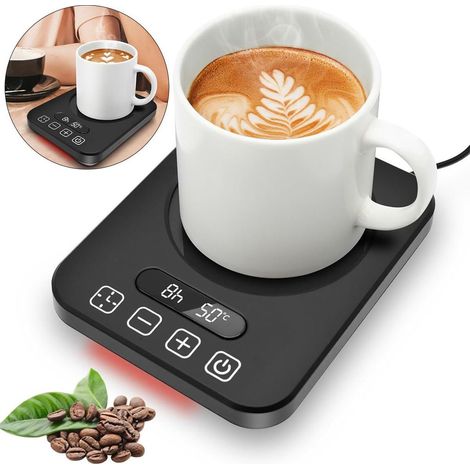 Elektrischer Tassenwärmer, Tischkaffeewärmer, 7 Temperaturstufen, automatische Abschaltfunktion nach 1-12 Stunden. (1/5)